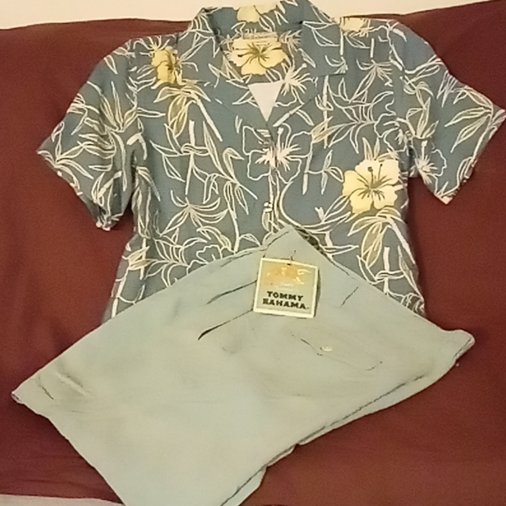 Tommy Bahama Shirt and Shorts